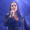 Demi Lovato en concert à l'O2 Arena à Londres le 25 juin 2018