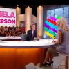 Pamela Anderson face à Yann Barthès dans "Quotidien" - 10 septembre 2018, TMC