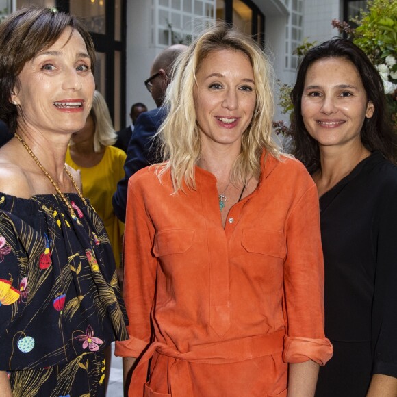 Kristin Scott Thomas, Ludivine Sagnier et Virginie Ledoyen - Soirée d'inauguration du Spa Akasha (Carita) à l'hôtel Lutetia à Paris le 10 septembre 2018. © Pierre Perusseau/Bestimage