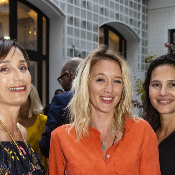 Kristin Scott Thomas, Ludivine Sagnier et Virginie Ledoyen - Soirée d'inauguration du Spa Akasha (Carita) à l'hôtel Lutetia à Paris le 10 septembre 2018. © Pierre Perusseau/Bestimage