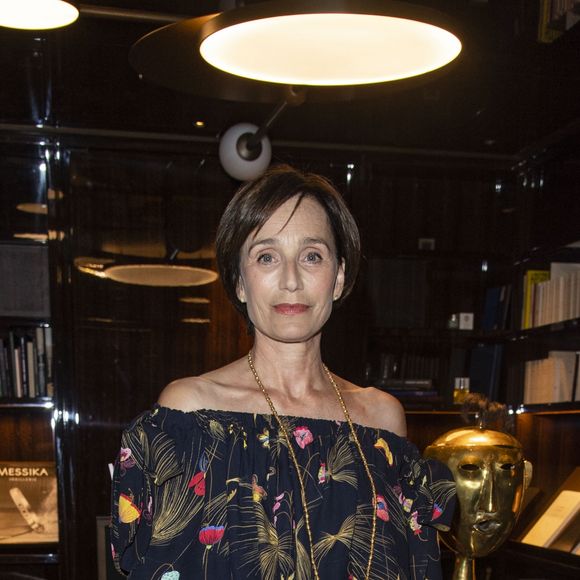 Kristin Scott Thomas - Soirée d'inauguration du Spa Akasha (Carita) à l'hôtel Lutetia à Paris le 10 septembre 2018. © Pierre Perusseau/Bestimage