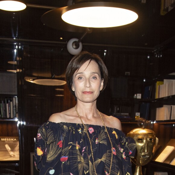 Kristin Scott Thomas - Soirée d'inauguration du Spa Akasha (Carita) à l'hôtel Lutetia à Paris le 10 septembre 2018. © Pierre Perusseau/Bestimage