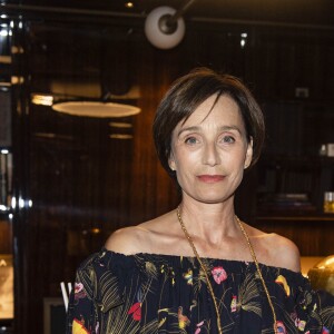 Kristin Scott Thomas - Soirée d'inauguration du Spa Akasha (Carita) à l'hôtel Lutetia à Paris le 10 septembre 2018. © Pierre Perusseau/Bestimage