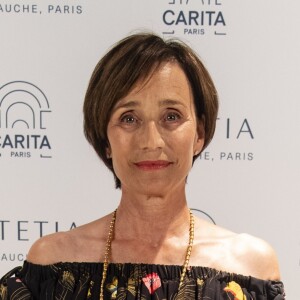 Kristin Scott Thomas - Soirée d'inauguration du Spa Akasha (Carita) à l'hôtel Lutetia à Paris le 10 septembre 2018. © Pierre Perusseau/Bestimage