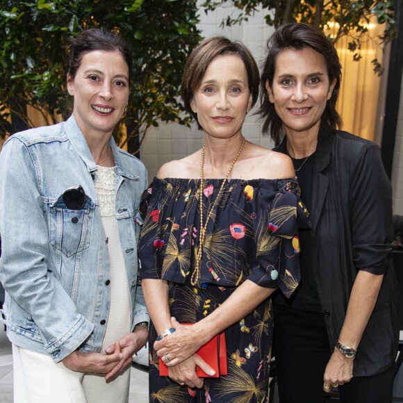 Marie-Agnès Gillot , Kristin Scott Thomas et Géraldine Pailhas - Soirée d'inauguration du Spa Akasha (Carita) à l'hôtel Lutetia à Paris le 10 septembre 2018. © Pierre Perusseau/Bestimage