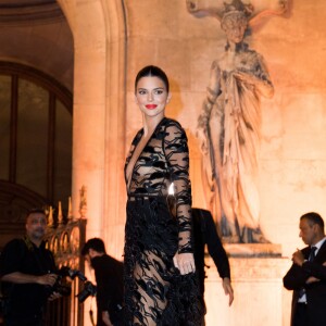 Kendall Jenner (égérie de la marque Longchamp) lors de la soirée du 70ème anniversaire de Longchamp à l'Opéra Garnier à Paris, France, le 11 septembre 2018. © Cyril Moreu/Bestimage