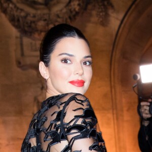 Kendall Jenner (égérie de la marque Longchamp) lors de la soirée du 70ème anniversaire de Longchamp à l'Opéra Garnier à Paris, France, le 11 septembre 2018. © Cyril Moreu/Bestimage