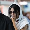 Kendall Jenner arrive à l'aéroport de Paris-Charles-de-Gaulle le 10 septembre 2018.