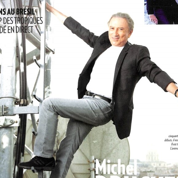 Couverture du Paris Match avec Michel Drucker. Septembre 2018.