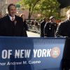 Le gouverneur Andrew M. Cuomo - 99e parade de la journée "Veterans Day" à Madison Square à New York. Le 11 novembre 2017
