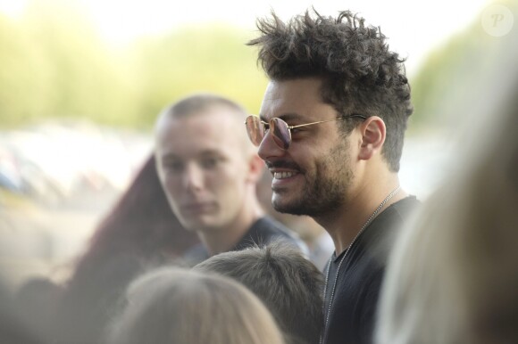 Kev Adams lors de l'avant-première d'"Alad'2" à Compiègne le 27 août 2018.