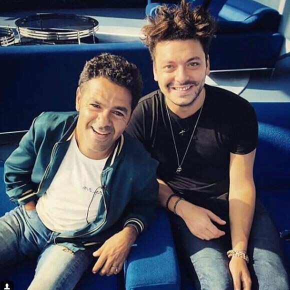 Kev Adams et Jamel Debbouze à Genève pour la promotion d'"Alad'2" le 15 septembre 2018.