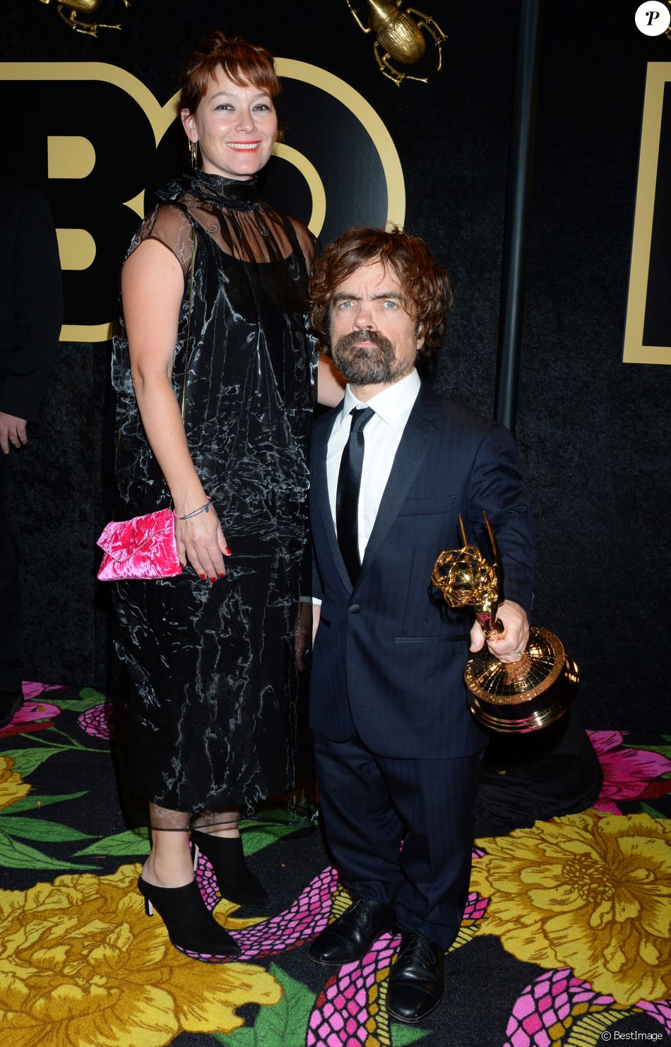 Peter Dinklage et sa femme Erica Schmidt à la soirée HBO ...