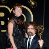 Peter Dinklage et sa femme Erica Schmidt à la soirée HBO après la 70e cérémonie des Primetime Emmy Awards, à Los Angeles le 17 septembre 2018.