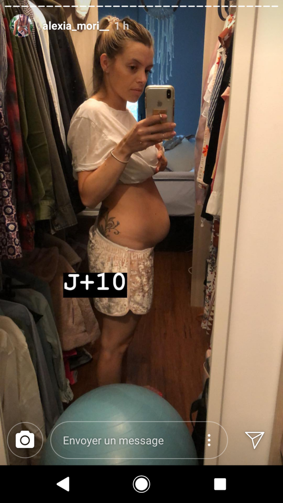 Alexia Mori dévoile son corps 10 jours après son accouchement - 19 septembre 2018, Instagram