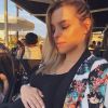 Alexia Mori lors de sa deuxième grossesse - 24 juin 2018, Instagram