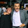 Burt Reynolds et son fils Quinton à la première du film "The Longest Yard" à Hollywood en mai 2005