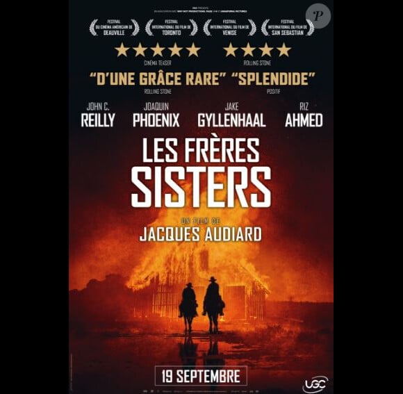 Affiche du film "Les Frères Sisters" de Jacques Audiard en salles le 19 septembre 2019.