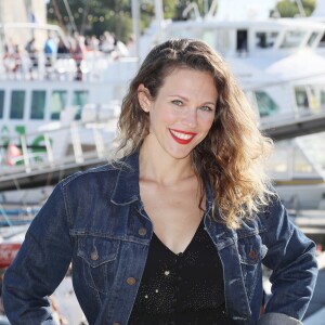 Lorie Pester pour le feuilleton télévisé "Demain nous appartient" au photocall du quatrième jour du festival international du film de La Rochelle, France, le 15 septembre 2018. © Patrick Bernard/Bestimage