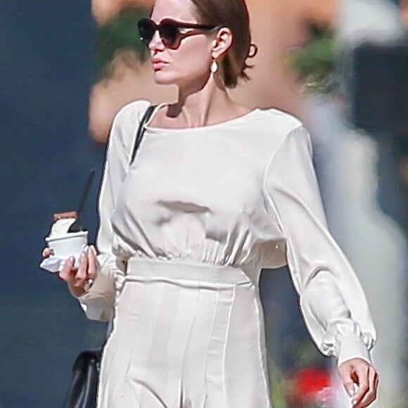 Exclusif - Angelina Jolie et son fils Maddox sont allés faire du shopping chez Fred Segal à West Hollywood, le 9 septembre 2018