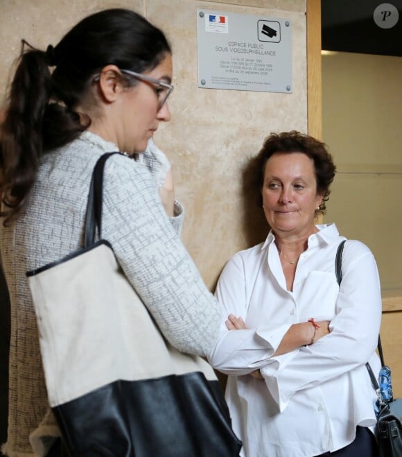 Exclusif - Sylvia Ratkowski Pastor - Deuxième jour du procès de l'affaire Pastor (assassinat de la richissime femme d'affaires monégasque Hélene Pastor) à la cour d'Assises des Bouches-du-Rhône à Aix-en-Provence. Le 18 septembre 2018 © Franz Chavaroche / Nice Matin / Bestimage