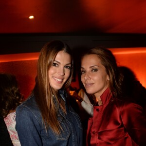 Semi-Exclusif - Iris Mittenaere et Mélissa Theuriau - Les célébrités posent lors de l'After Party du film Alad'2 au Club Haussman à Paris (organisée par Five Eyes Production) le 21 septembre 2018. © Rachid Bellack/Bestimage