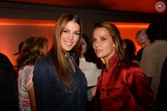 Semi-Exclusif - Iris Mittenaere et Mélissa Theuriau - Les célébrités posent lors de l'After Party du film Alad'2 au Club Haussman à Paris (organisée par Five Eyes Production) le 21 septembre 2018. © Rachid Bellack/Bestimage