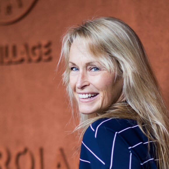 Estelle Lefebure - People au village des Internationaux de Tennis de Roland Garros à Paris, le 6 juin 2018. © Cyril Moreau/Bestimage