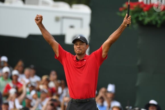 Tiger Woods a remporté le prestigieux Tour Championship, à Atlanta, le 23 septembre 2018.