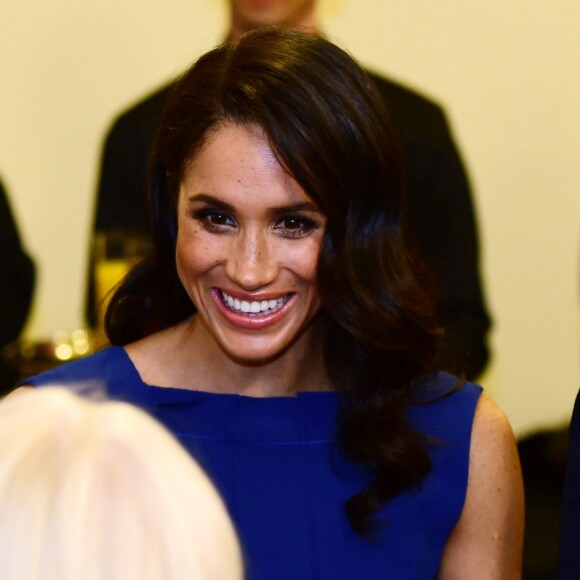 Le prince Harry, duc de Sussex, et Meghan Markle, duchesse de Sussex, arrivent au gala musical "100 Days to Peace", célébrant le centenaire de la fin de la première guerre mondiale à Central Hall Westminster. Londres, le 6 septembre 2018.