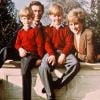 Les princes William et Harry avec leurs parents le prince Charles et la princesse Diana en février 1991.