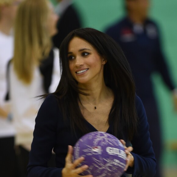 Le prince Harry et Meghan Markle, duchesse de Sussex ont pris part aux Coach Core Awards, cérémonie de récompenses précédée de quelques activités, à l'université de Loughborough (Leicestershire) le 24 septembre 2018.