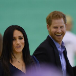 Le prince Harry et Meghan Markle, duchesse de Sussex ont pris part aux Coach Core Awards, cérémonie de récompenses précédée de quelques activités, à l'université de Loughborough (Leicestershire) le 24 septembre 2018.