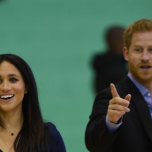 Le prince Harry et Meghan Markle, duchesse de Sussex ont pris part aux Coach Core Awards, cérémonie de récompenses précédée de quelques activités, à l'université de Loughborough (Leicestershire) le 24 septembre 2018.