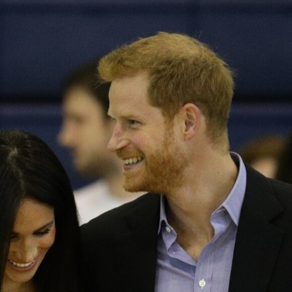 Le prince Harry et Meghan Markle, duchesse de Sussex, assistaient le 24 septembre 2018 aux Coach Core Awards, cérémonie de récompenses précédée de quelques activités, à l'université de Loughborough (Leicestershire). 