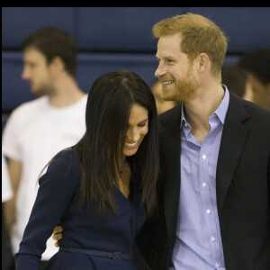 Le prince Harry et Meghan Markle, duchesse de Sussex, assistaient le 24 septembre 2018 aux Coach Core Awards, cérémonie de récompenses précédée de quelques activités, à l'université de Loughborough (Leicestershire). 