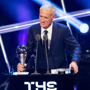 Didier Deschamps (sélectionneur de l'équipe de France) - sacré meilleur entraîneur de l'année 2018 lors de la cérémonie des Trophées Fifa 2018 au Royal Festival Hall à Londres, Royaume Uni, le 25 septembre 2018. © Cyril Moreau/Bestimage