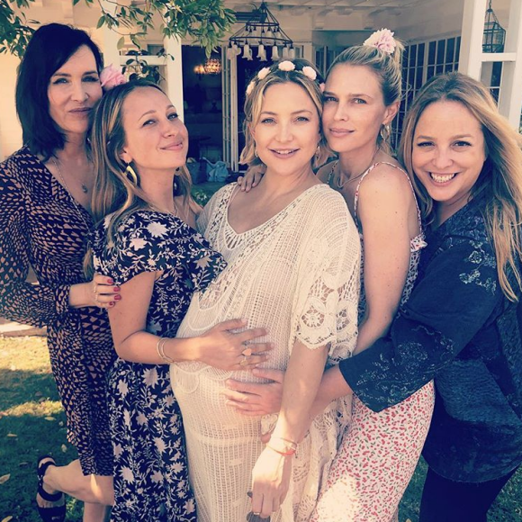 Kate Hudson et ses amies fêtent l'arrivée prochaine de sa fille, à Los Angeles le 23 septembre 2018.