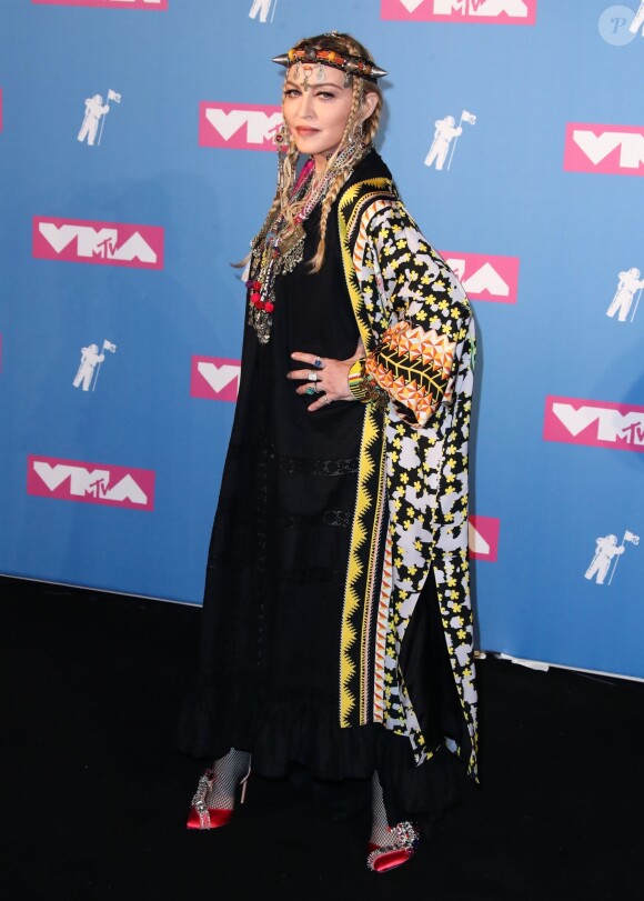 Madonna - Les célébrités assistent 2018 MTV Video Music Awards à New York, le 20 aout 2018.