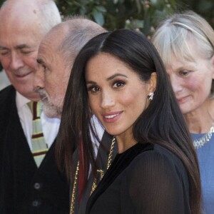 Meghan Markle, duchesse de Sussex inaugure l'exposition "Oceania" le 25 septembre à Londres  25 September 2018. Meghan Duchess of Sussex arrives at the Oceania Exhibition at the Royal Academy in London.25/09/2018 - Londres