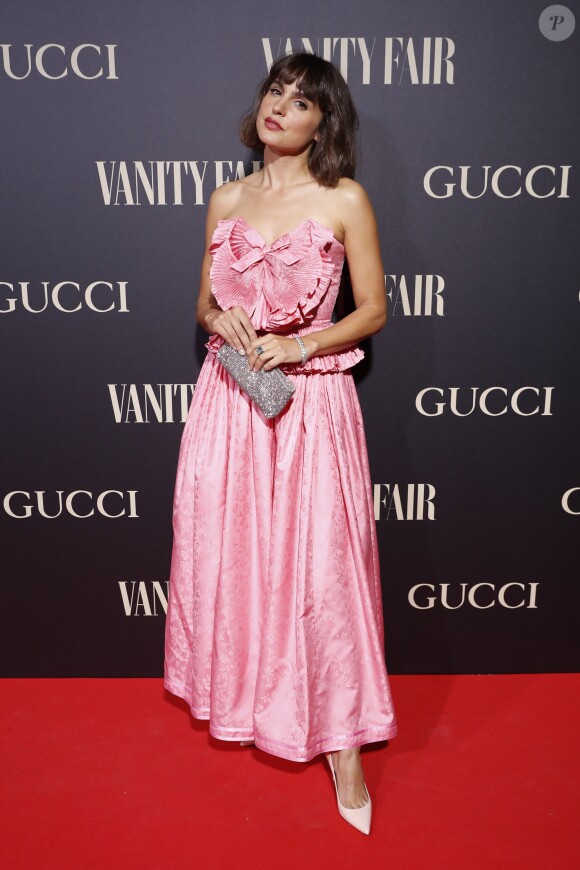 Veronica Echegui au photocall de la soirée "Vanity Fair Awards" à Madrid, le 26 septembre 2018.