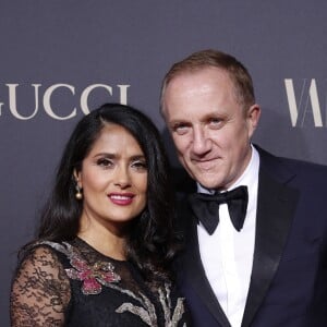 Salma Hayek et son mari François-Henri Pinault au photocall de la soirée "Vanity Fair Awards" à Madrid, le 26 septembre 2018.  Celebrities attending Vanity Fair Personality of Year Awards 2018 in Madrid on Wednesday 26th September 2018.26/09/2018 - Madrid