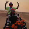Lewis Hamilton et Nicki Minaj en virée dans le désert de Dubaï. Septembre 2018.