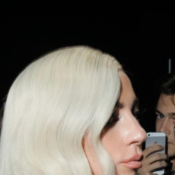 Lady Gaga - Défilé Céline, collections prêt-à-porter et homme printemps-été 2019 à l'Hôtel de Ville de Paris le 28 septembre 2018. © Veeren-CVS / Bestimage
