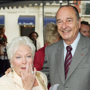 Line Renaud et Jacques Chirac en 2005.