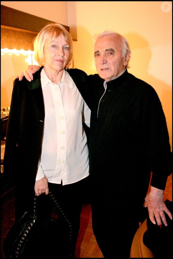 Charles Aznavour et sa femme Ulla