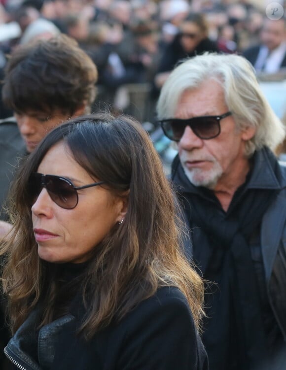 Pierre Billon - Arrivée du convoi funéraire de la dépouille du chanteur Johnny Hallyday et des personnalités sur la place de La Madeleine à Paris. Le 9 décembre 2017 © CVS / Bestimage