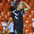 Cristiano Ronaldo lors du match de Champion's League "Valence - Juventus (0-2)" au stade Mestalla à Valence, le 19 septembre 2018.