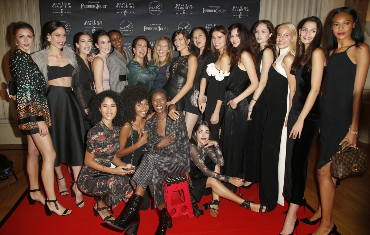 Photo : Les mannequins de l'agence Mademoiselle - Dîner de gala M