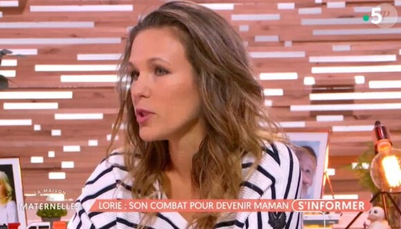 Lorie dans "La maison des maternelles" - France 5, 3 octobre 2018